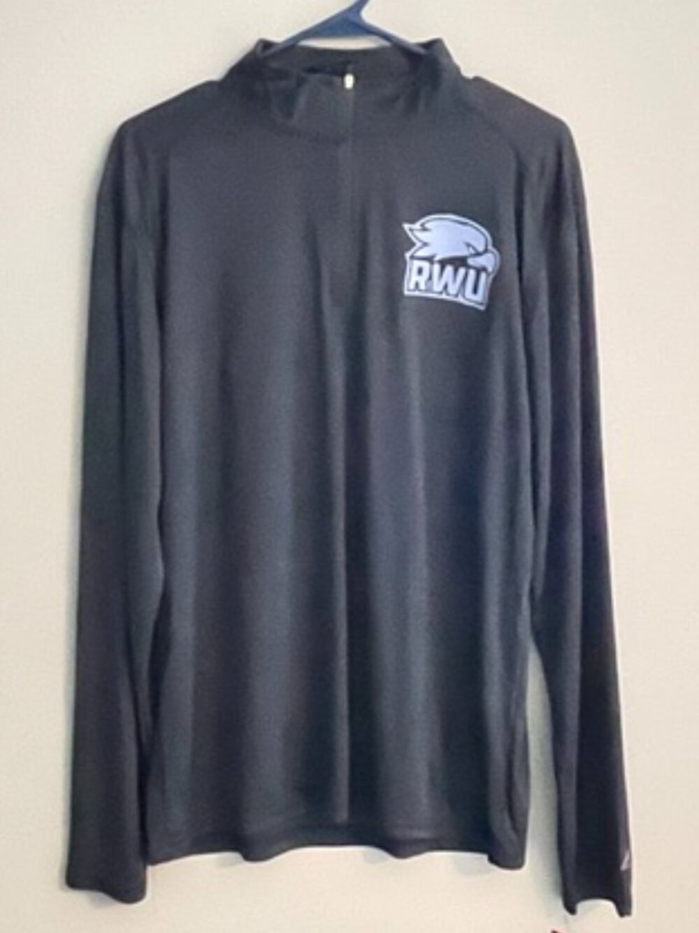 RWU Roger Williams Athletic Zip Top Performance Jersey-Large-NWT